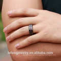 Paare Schmuck, koreanischer Kohlenstoff-Faser-Keramik-Ring Schmuck